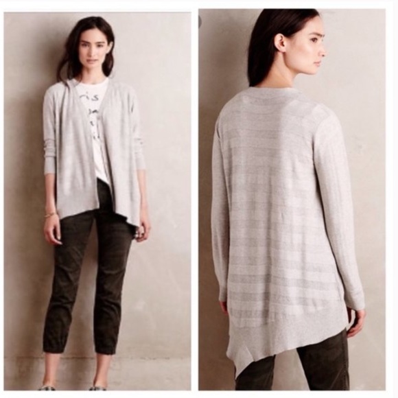 Anthropologie Left of Center Valonia Cardigan Sweater Large - Picture 2 of 9